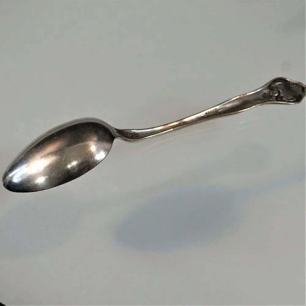 Dolly Madison 1911 Pattern Serving Spoon Silver Inlaid by Holmes & Edwards